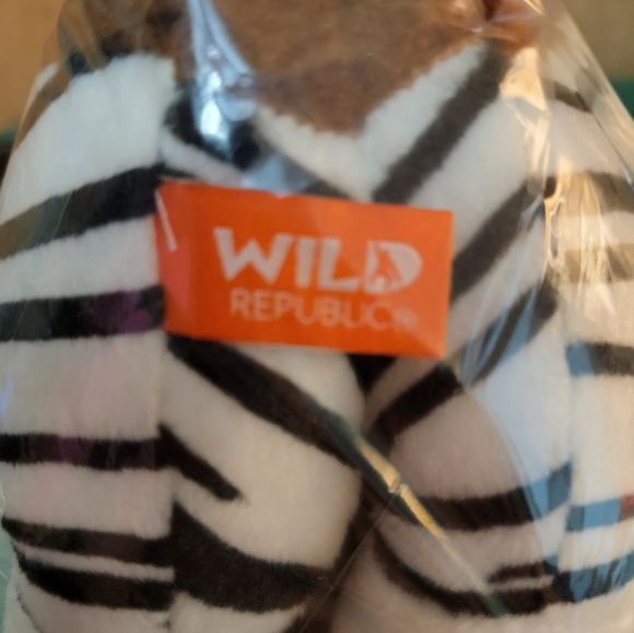 Wild Republic OKAPI 13" Standing Plush Zebra Brown Stuffed Animal  Wildlife - Picture 4 of 4